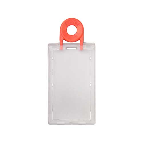  YA312-R Lockable Portrait ID Card Holder